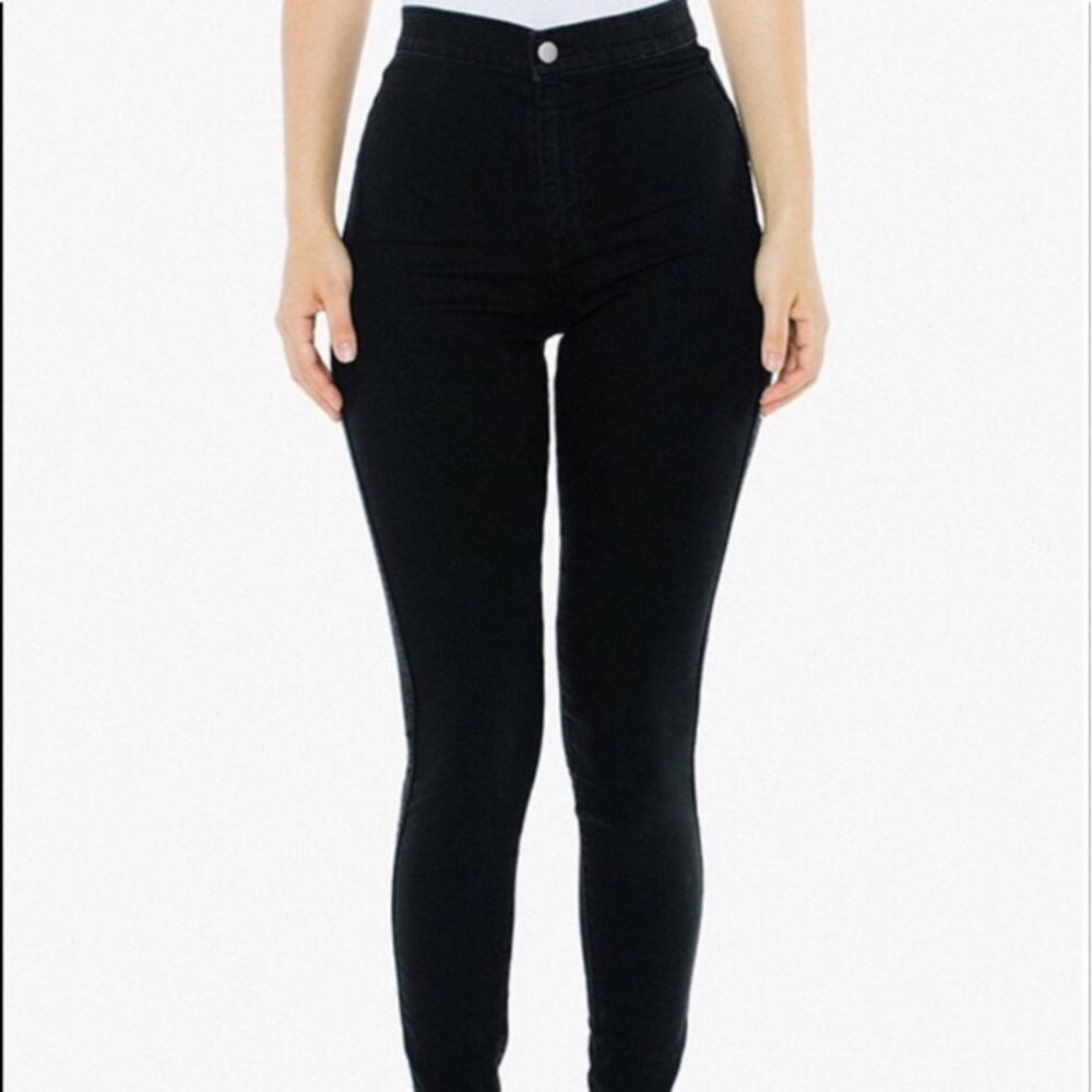 American Apparel High Waisted Jeans